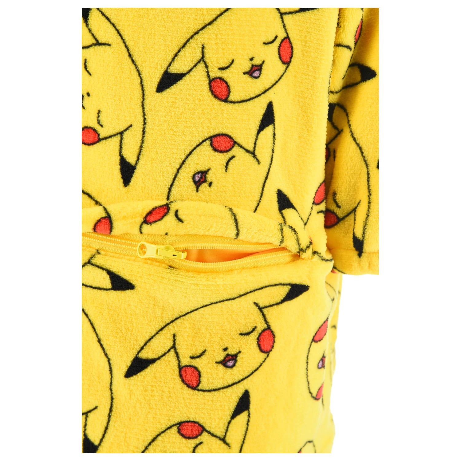 Pokemon Pikachu nosivi plišani poncho pokrivač od flisa fotografija proizvoda