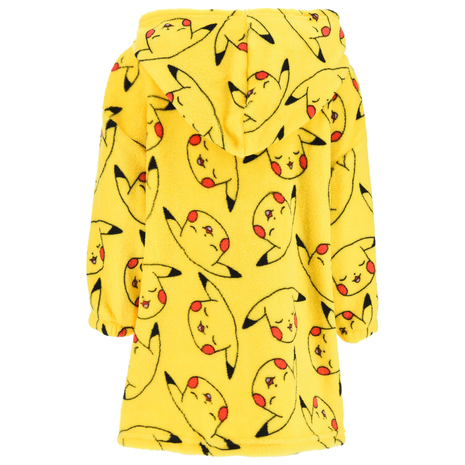 Pokemon Pikachu nosivi plišani poncho pokrivač od flisa fotografija proizvoda