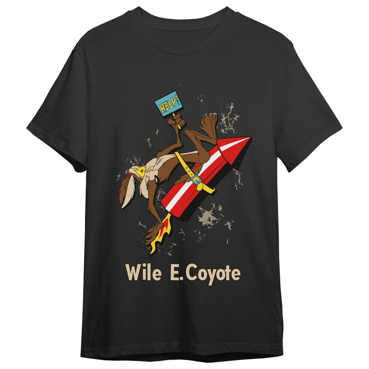 Looney Tunes Coyote Rocket odrasla majica fotografija proizvoda