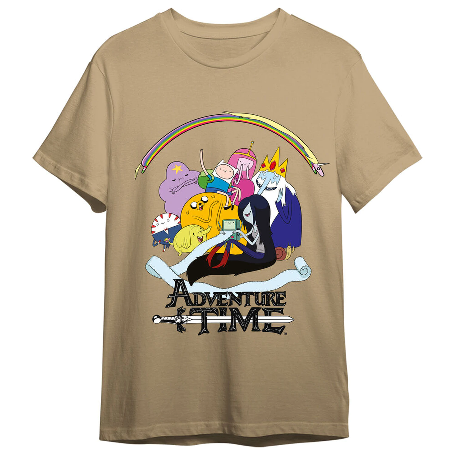 Adventure Time Characters odrasla majica fotografija proizvoda