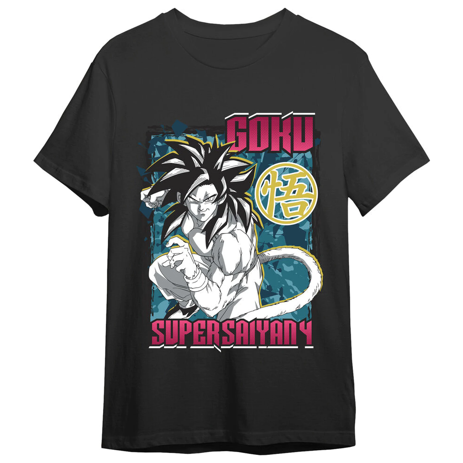 Dragon Ball GT Goku Super Saiyan 4 majica za odrasle fotografija proizvoda