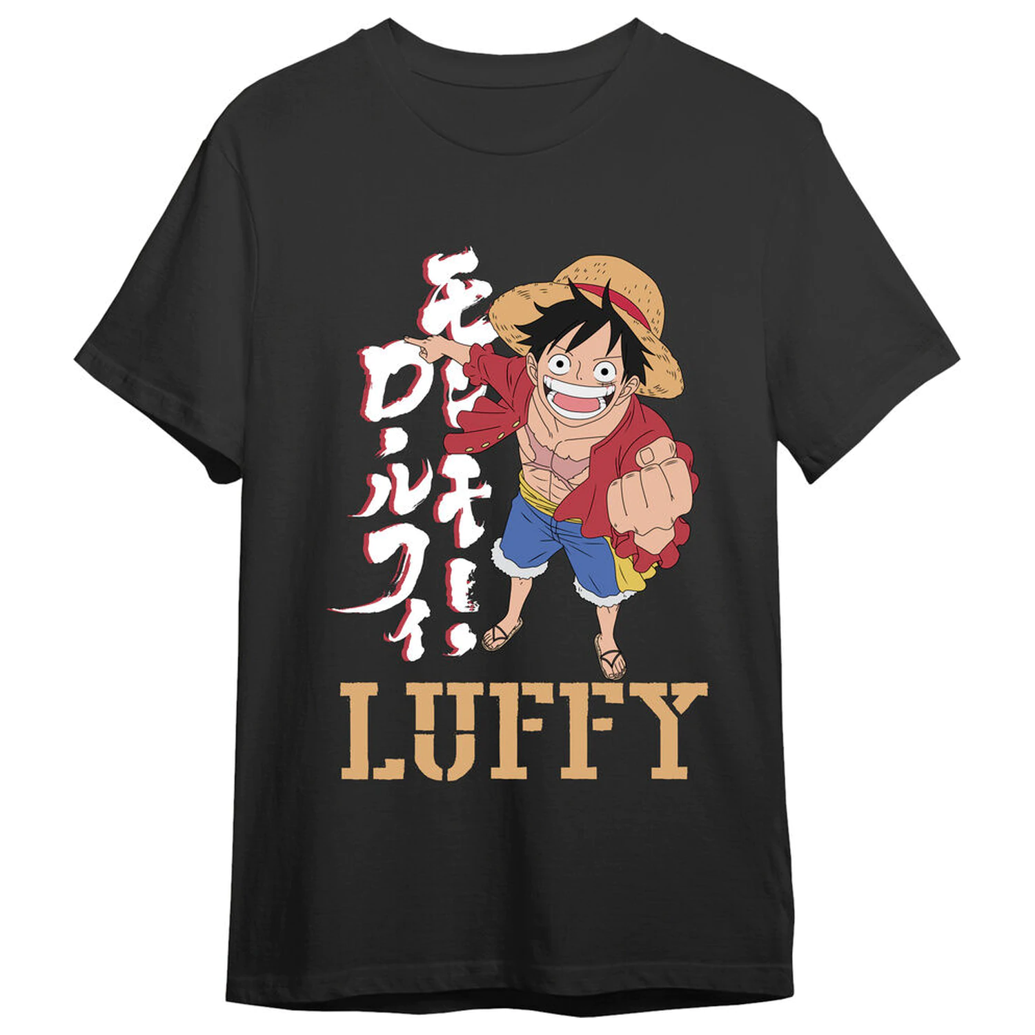 One Piece Monkey D. Luffy Smile odrasla majica fotografija proizvoda