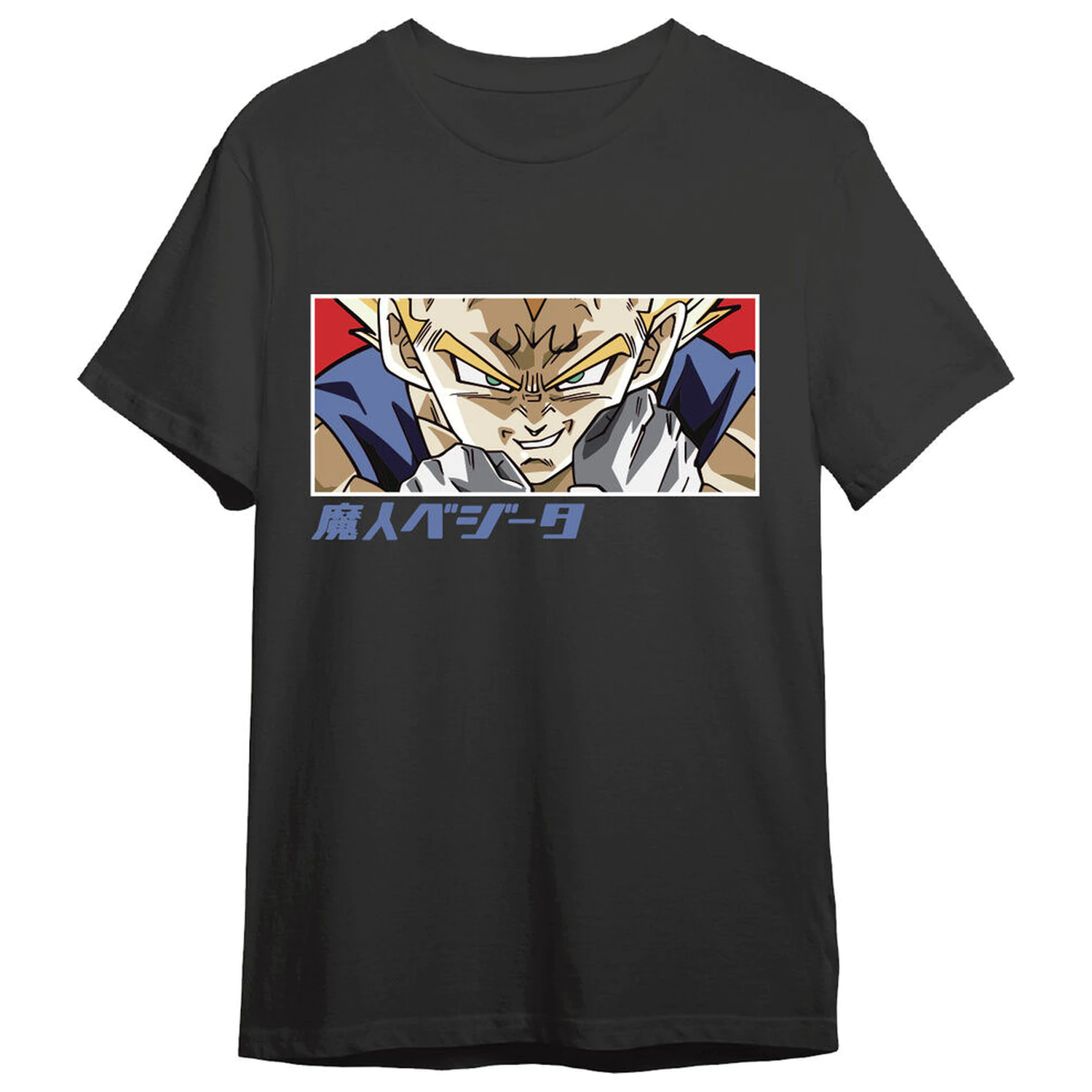 Dragon Ball Z Majin Vegeta Eyes odrasla majica fotografija proizvoda