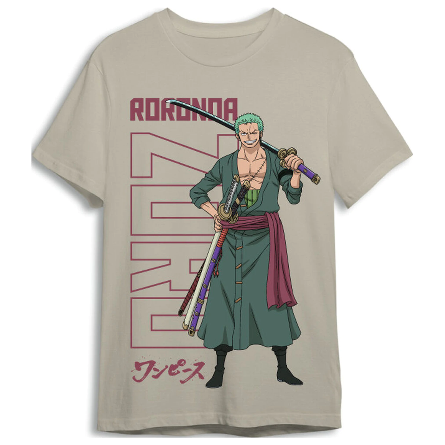 One Piece Roronoa Zoro majica za odrasle fotografija proizvoda