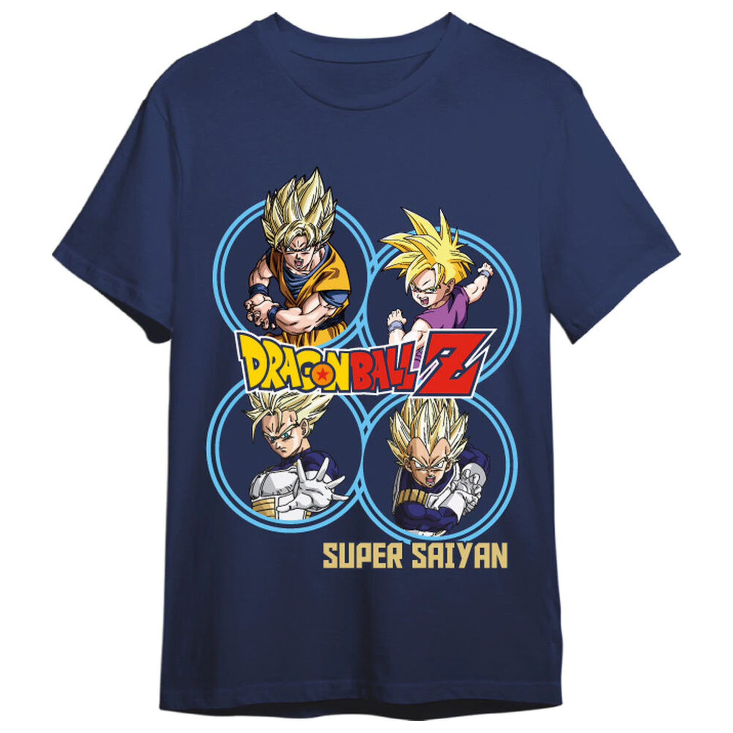 Dragon Ball Z Super Saiyans majica za odrasle fotografija proizvoda