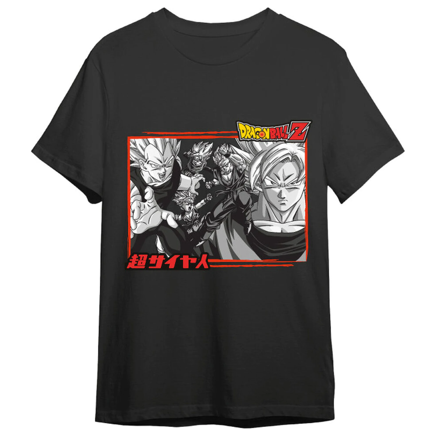 Dragon Ball Z Saiyans majica za odrasle fotografija proizvoda