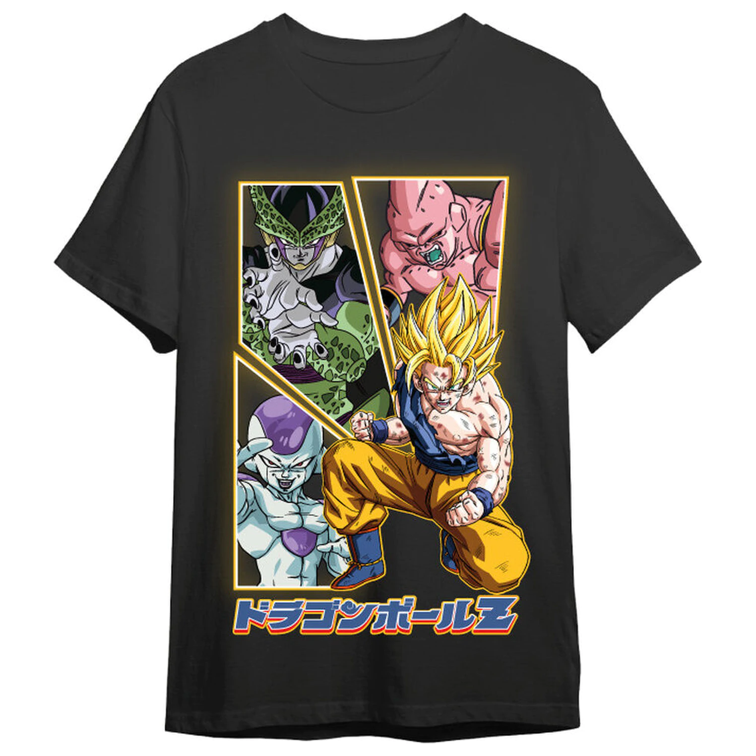 Dragon Ball Z Villains & Goku majica za odrasle fotografija proizvoda
