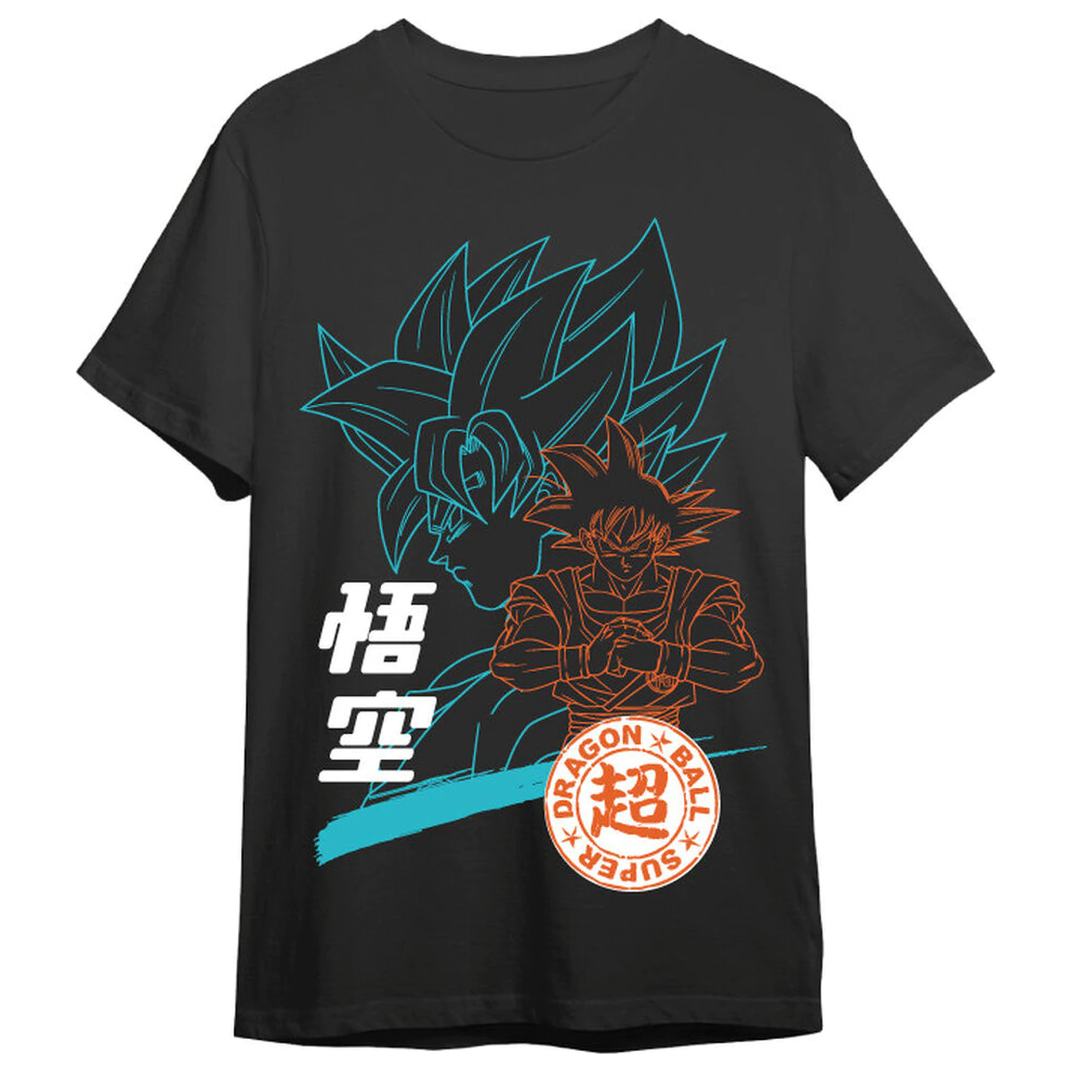 Dragon Ball Super Goku Siluete majica za odrasle fotografija proizvoda