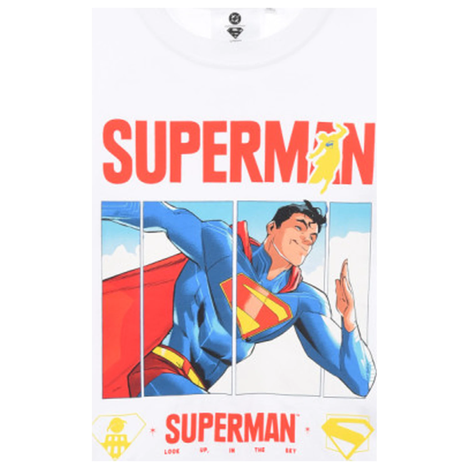 Superman White Dječja majica dugih rukava, Top fotografija proizvoda