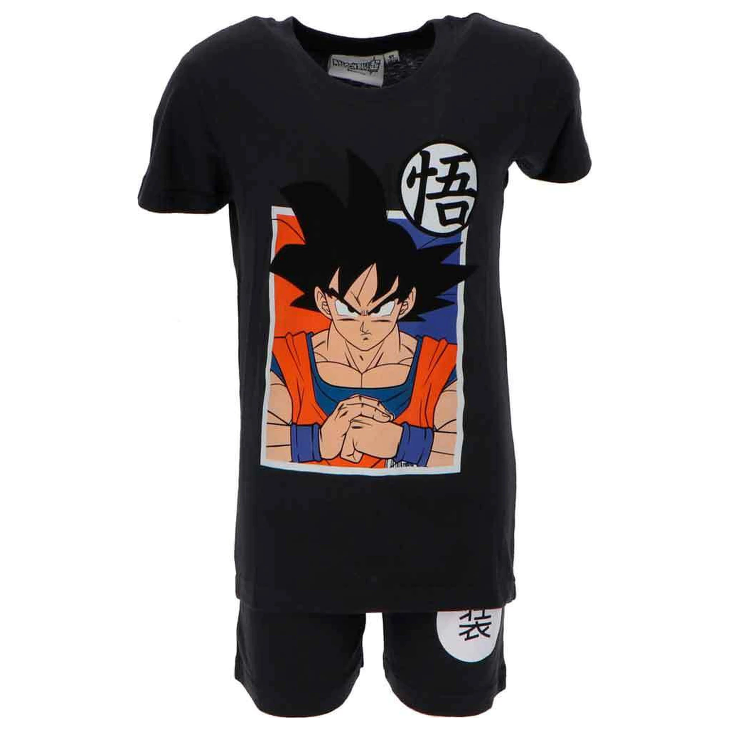 Dragon Ball Saiyan Black Dječja kratka pidžama fotografija proizvoda