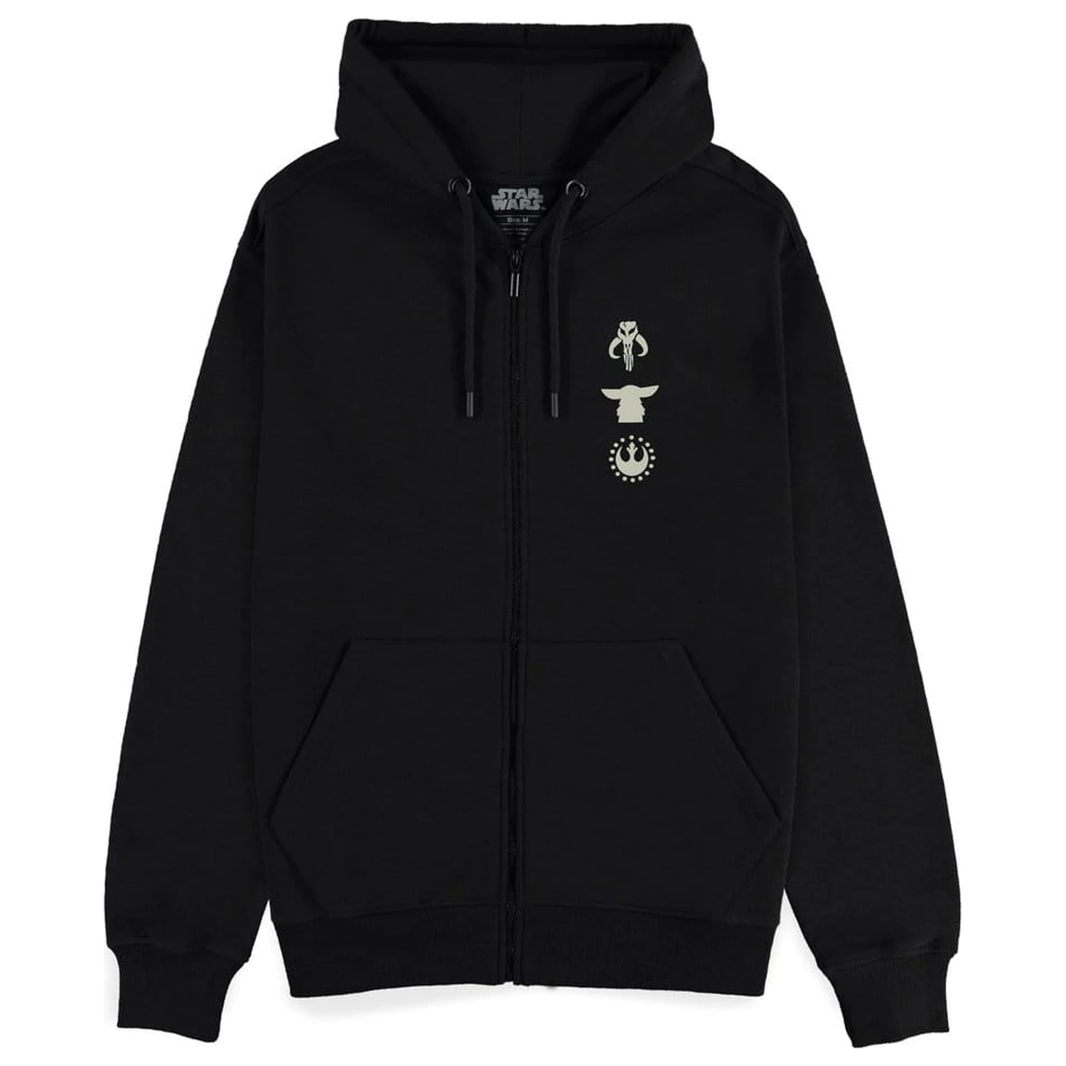 Star Wars: The Mandalorian & Grogu zip hoodie Mythosaur Skull  fotografija proizvoda