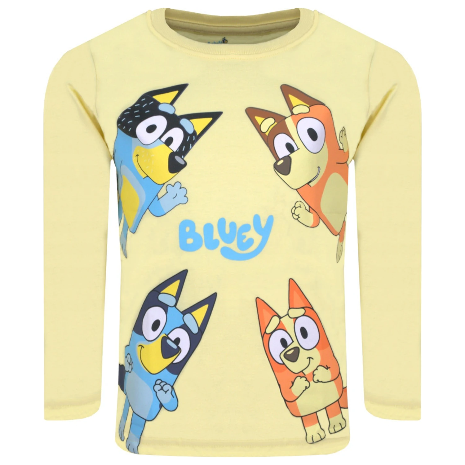 Bluey Let's Do Yellow Dječja majica dugih rukava, Gornji dio fotografija proizvoda