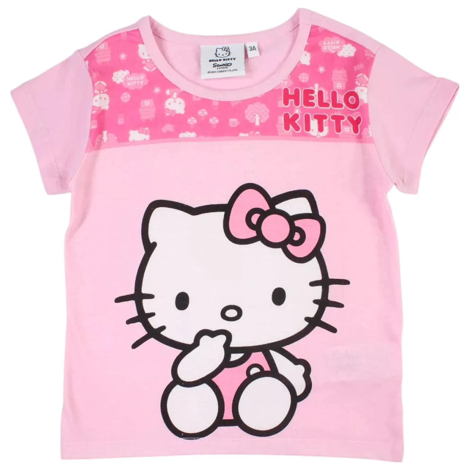 Hello Kitty Cutie Light Pink Kids Kratka Pidžama fotografija proizvoda