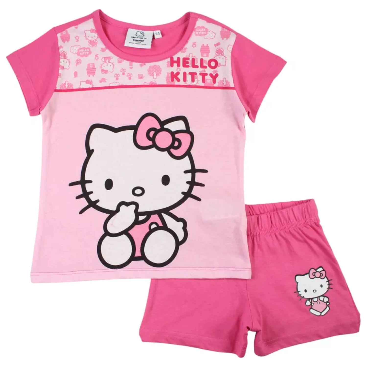 Hello Kitty Cutie Pink dječja kratka pidžama fotografija proizvoda