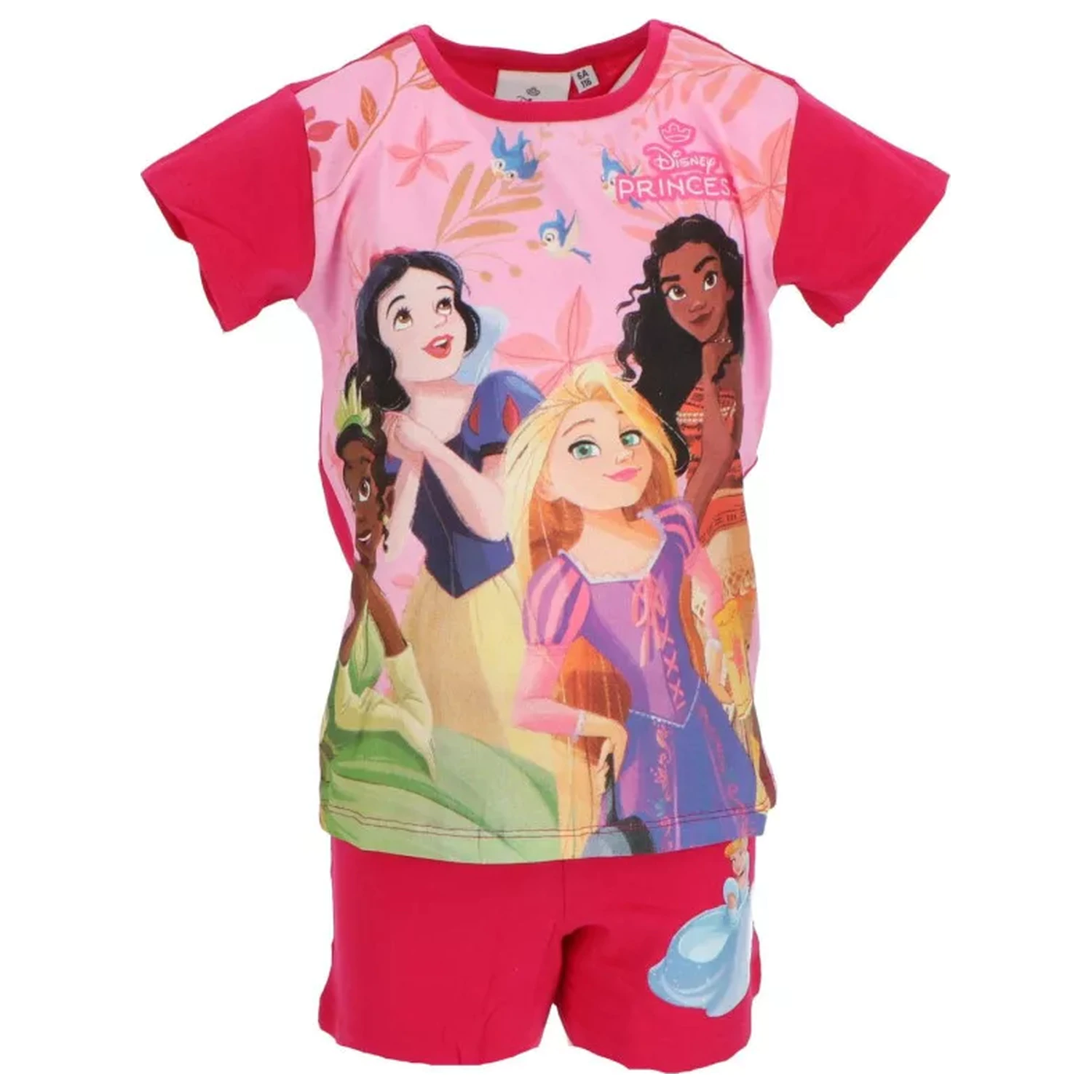 Disney Princess Friendship Pink Dječja kratka pidžama fotografija proizvoda