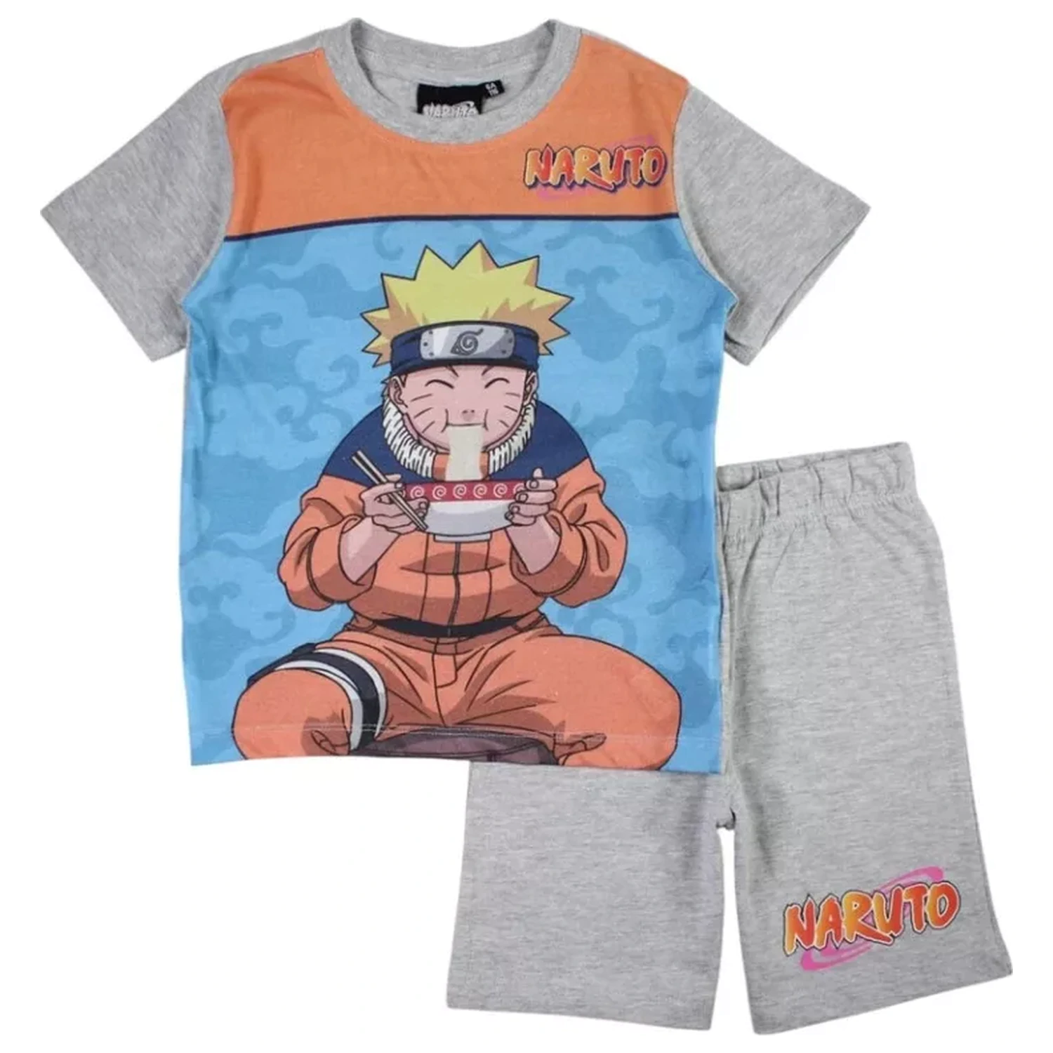 Naruto Ramen Grey Dječja Kratka Pidžama fotografija proizvoda
