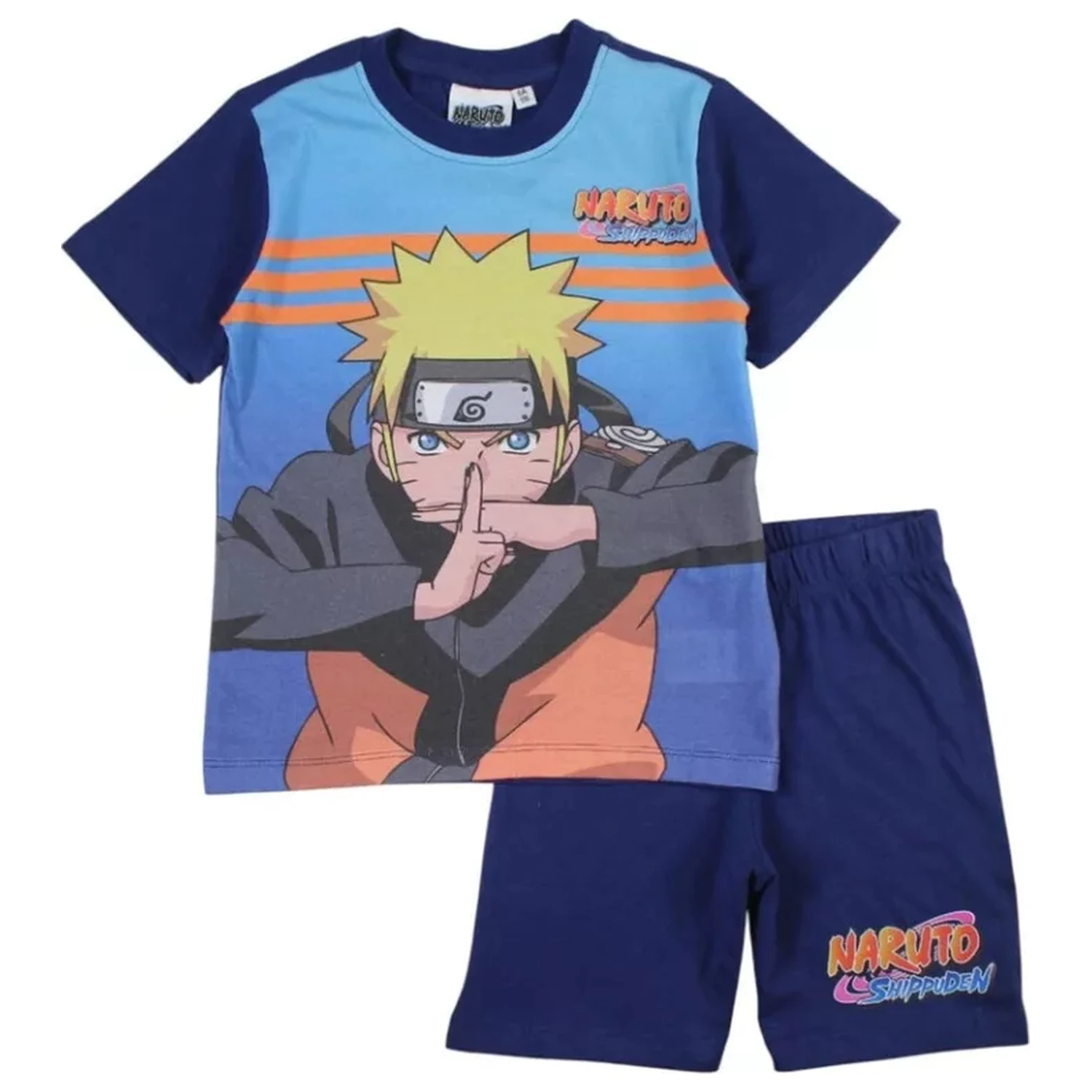 Naruto Shadow Clone Blue Kids Kratka pidžama fotografija proizvoda