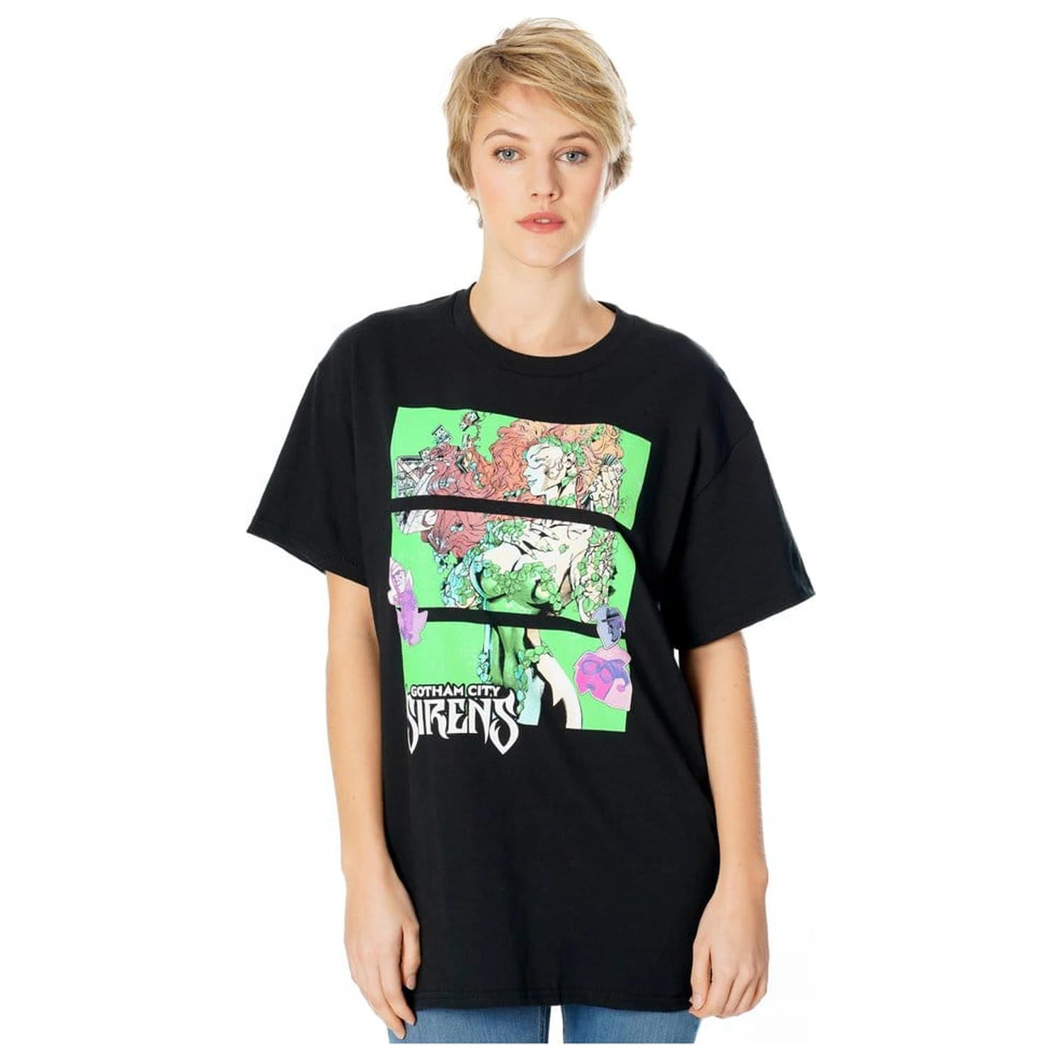 Gotham City Sirens majica Poison Ivy Sirens Cash Black  fotografija proizvoda