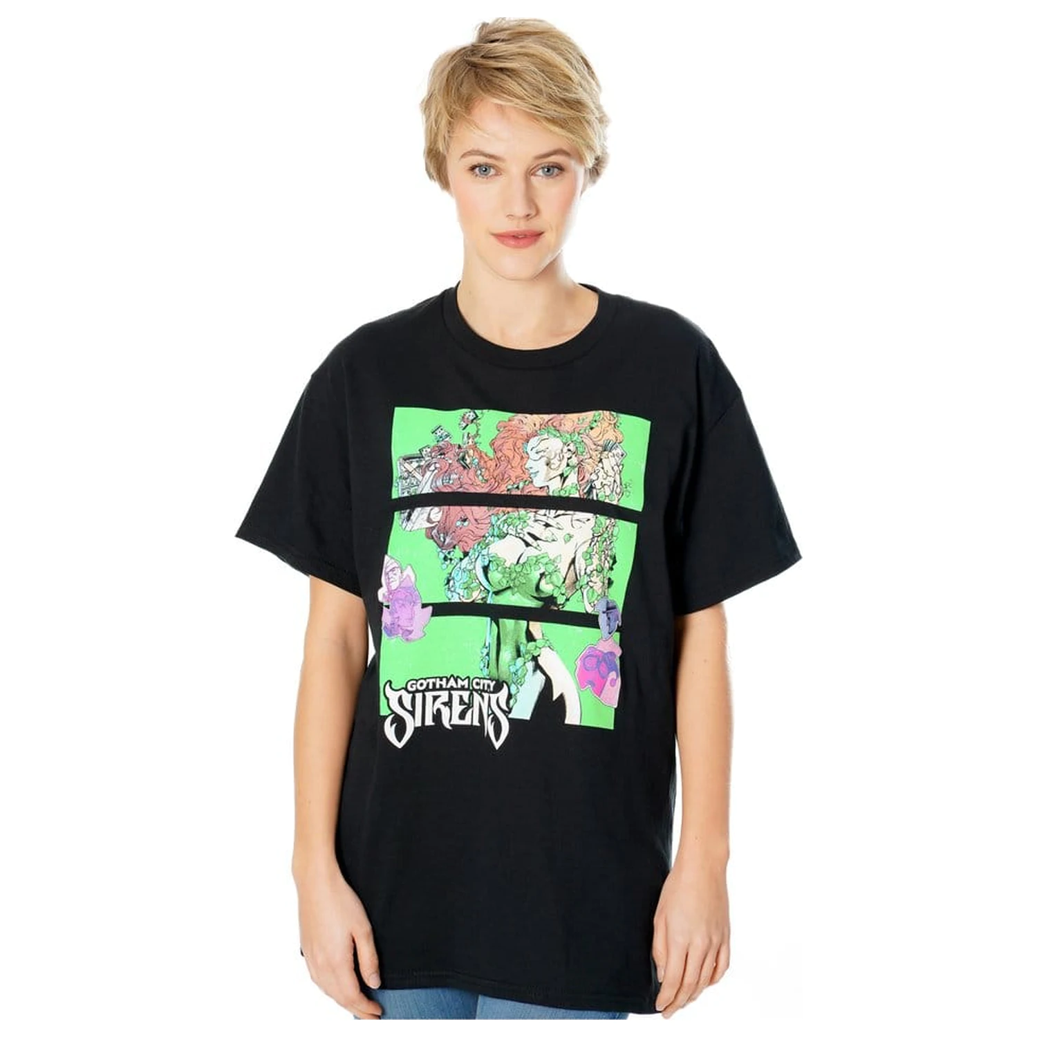 Gotham City Sirens majica Poison Ivy Sirens Cash Black  fotografija proizvoda