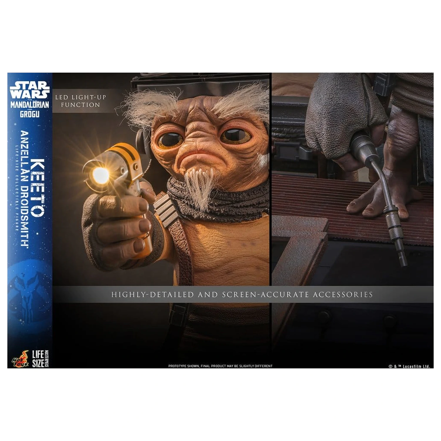 Star Wars: The Mandalorian & Grogu Figura u prirodnoj veličini Masterpiece Figura u prirodnoj veličini Keeto (Anzellan Droidsmith) 26 cm fotografija proizvoda