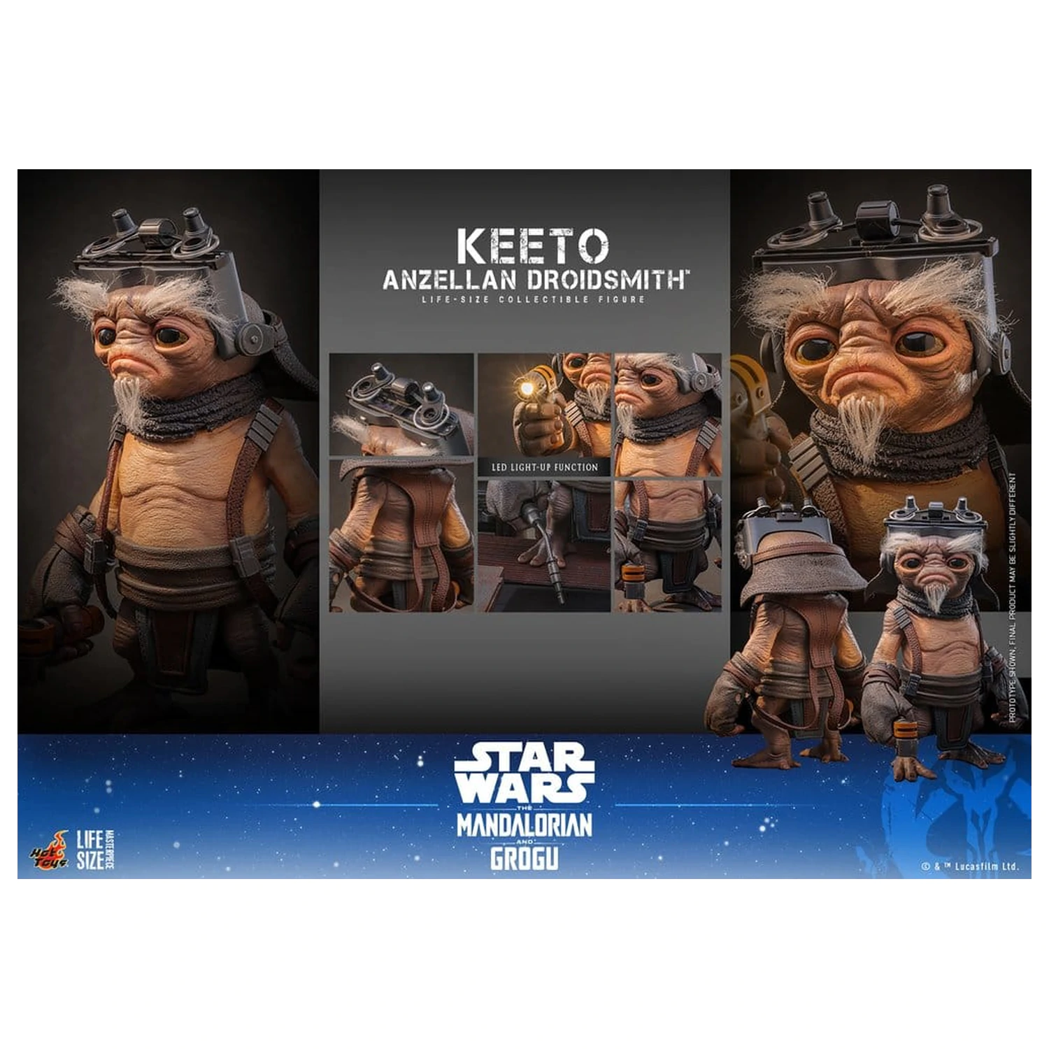 Star Wars: The Mandalorian & Grogu Figura u prirodnoj veličini Masterpiece Figura u prirodnoj veličini Keeto (Anzellan Droidsmith) 26 cm fotografija proizvoda