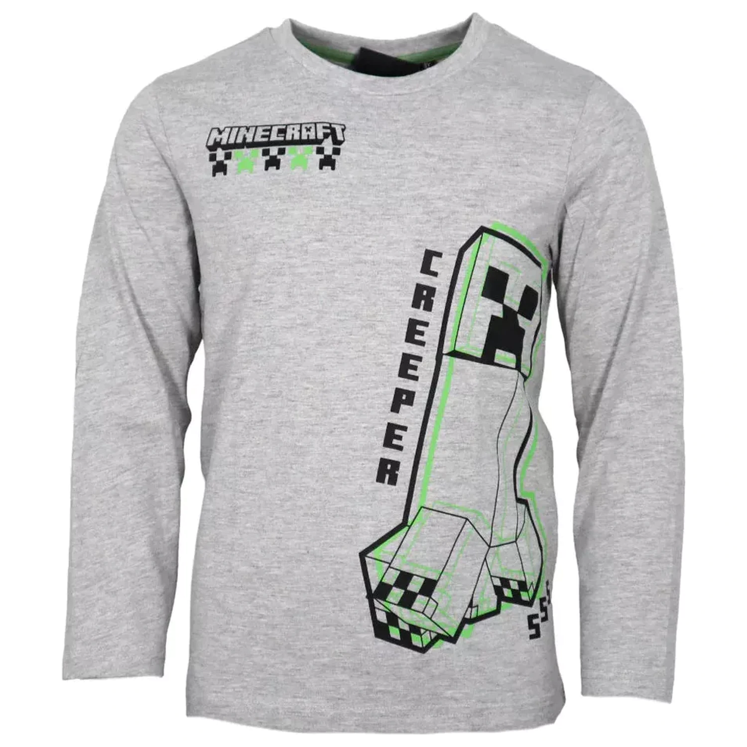 Minecraft Create Grey majica dugih rukava, top za djecu fotografija proizvoda