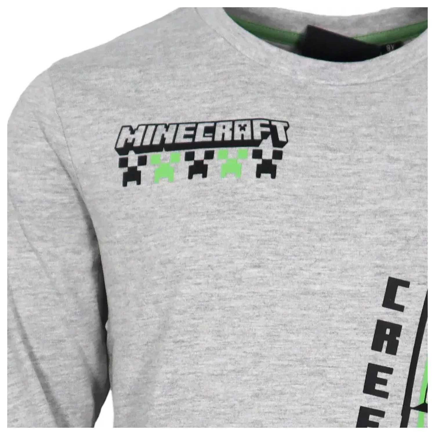 Minecraft Create Grey majica dugih rukava, top za djecu fotografija proizvoda