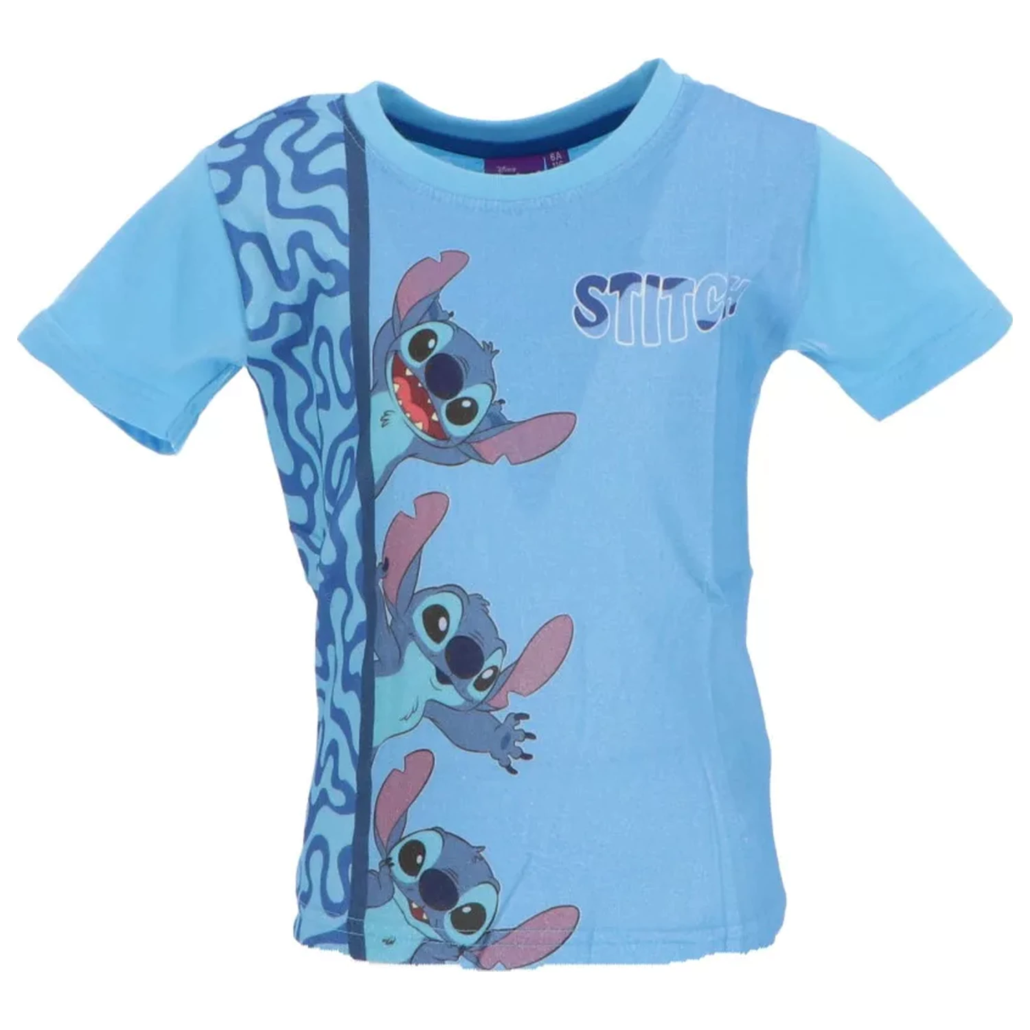 Stitch Loving Look svijetlo plava dječja kratka majica, top fotografija proizvoda