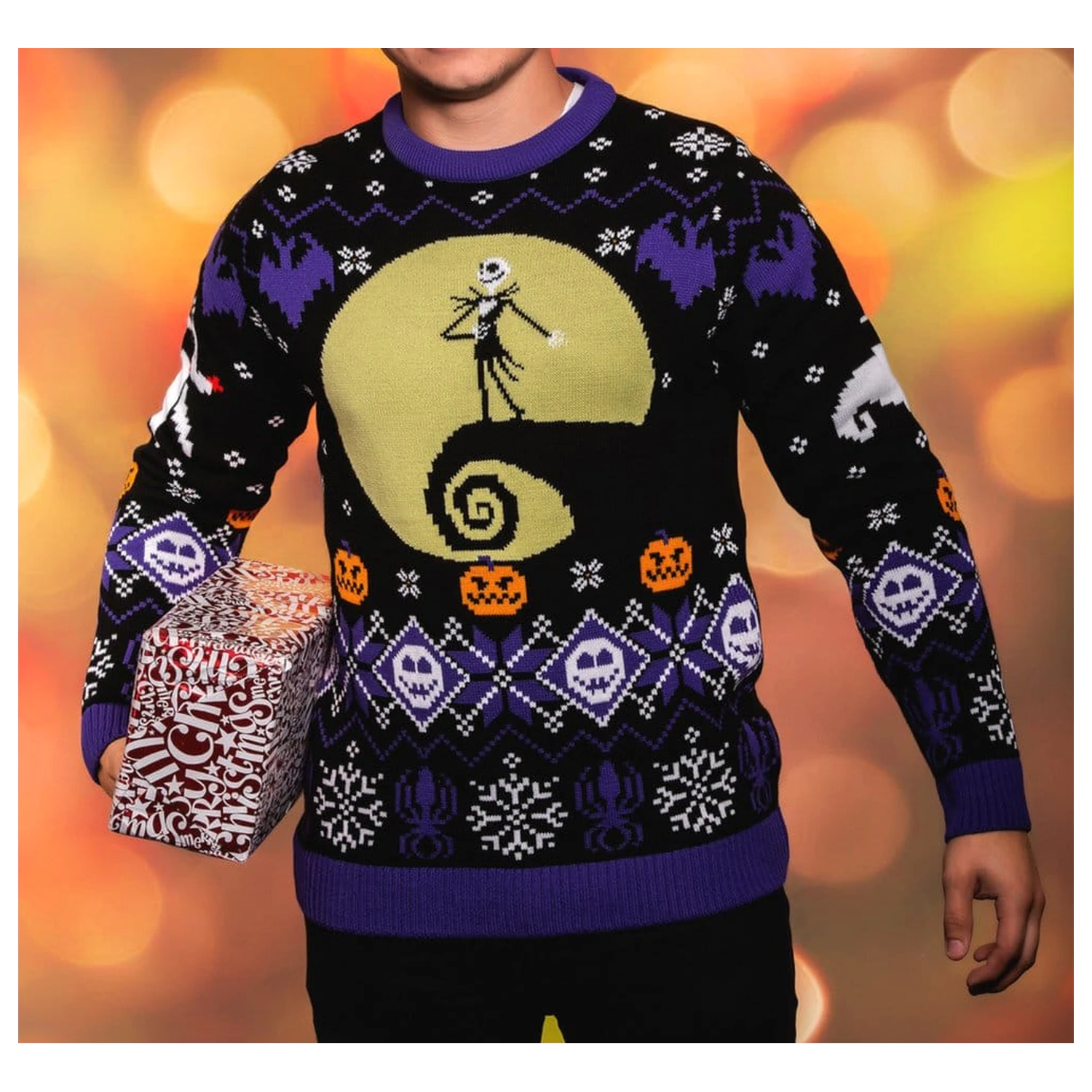 Nightmare Before Christmas božićni pulover 8-bit fotografija proizvoda