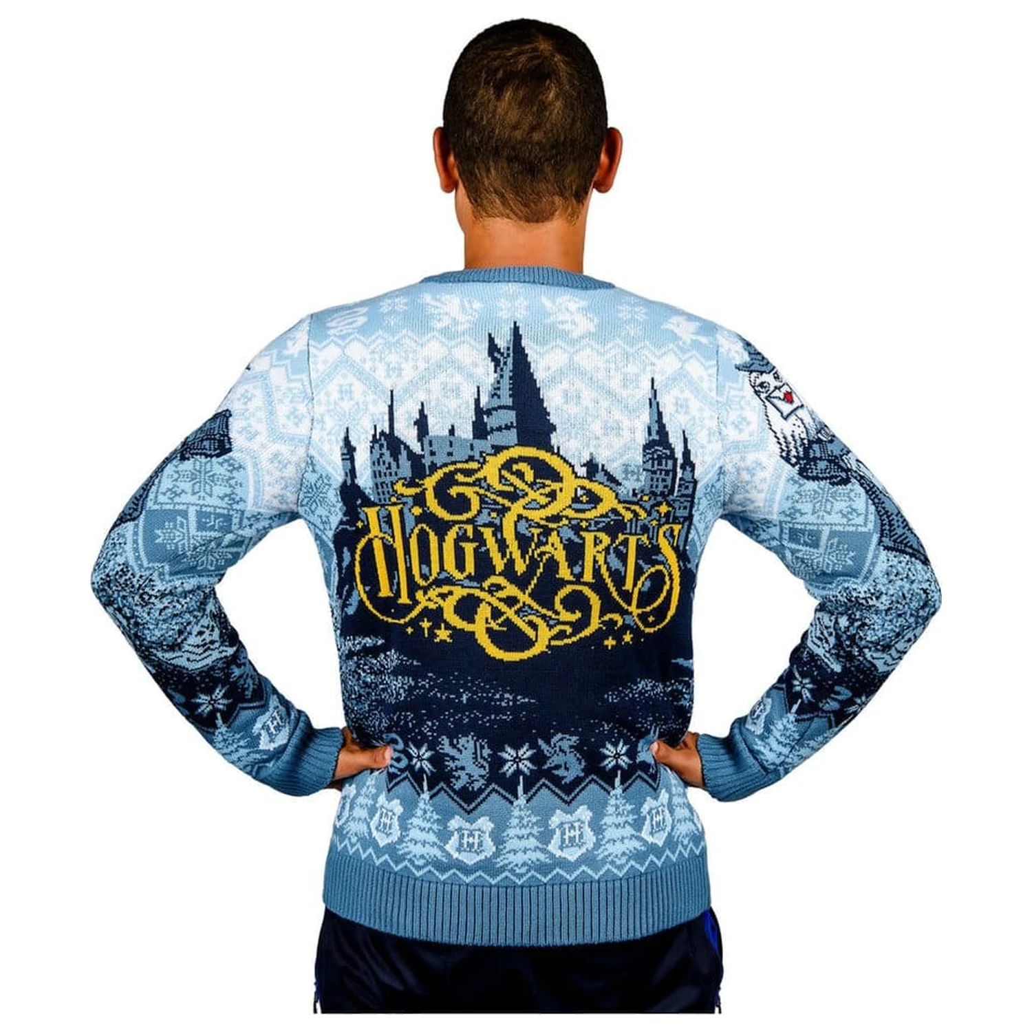 Harry Potter Hogwarts božićni pulover fotografija proizvoda