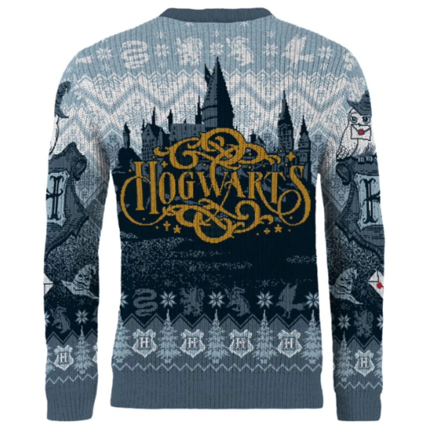 Harry Potter Hogwarts božićni pulover fotografija proizvoda