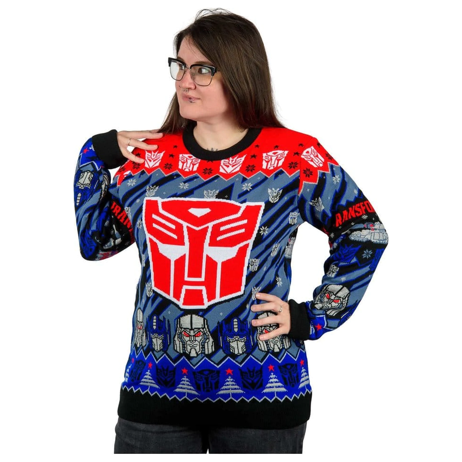 Transformers božićni pulover fotografija proizvoda