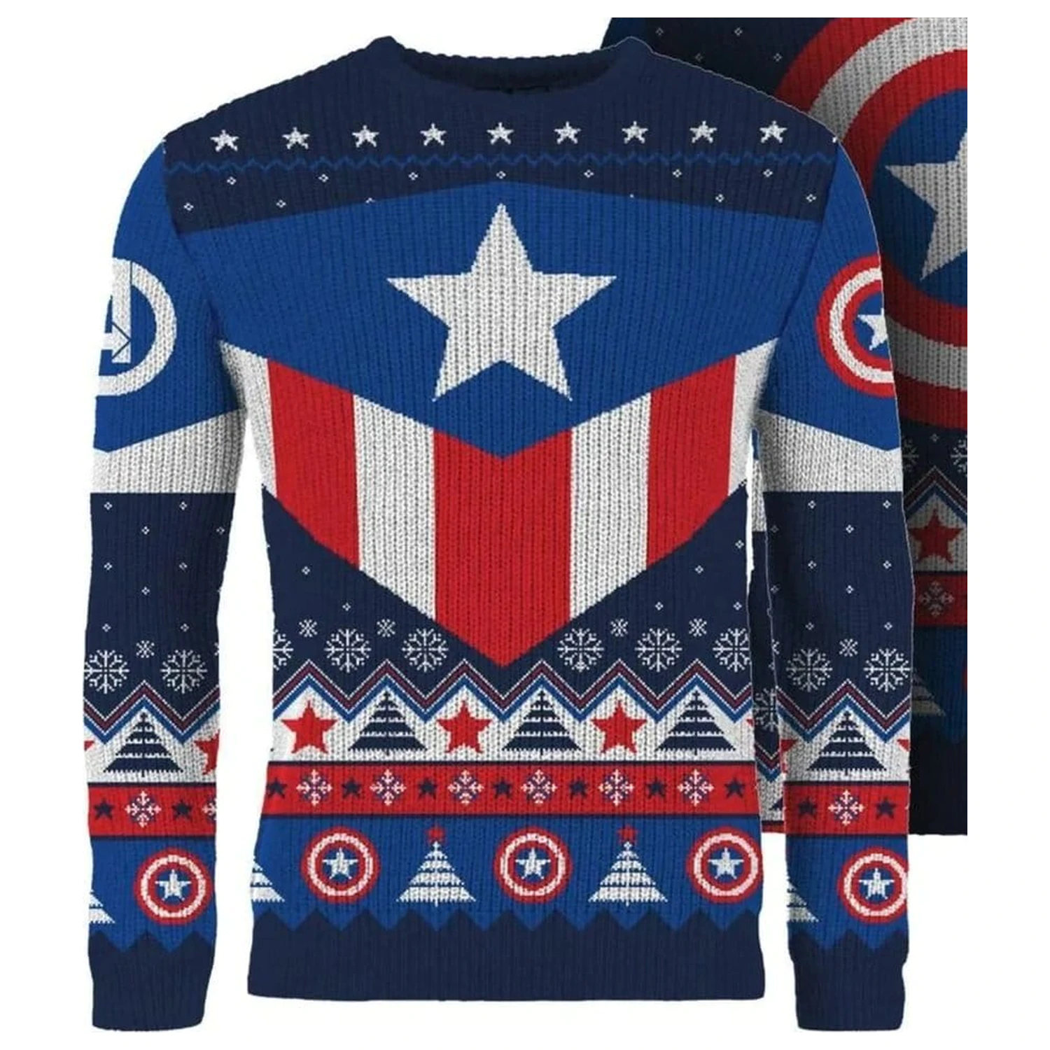 Captain America božićni džemper fotografija proizvoda