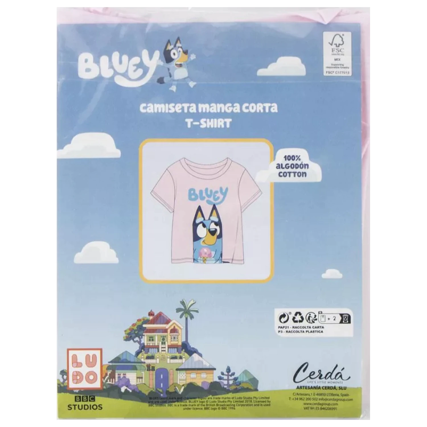 Bluey Ice Cream dječja majica kratkih rukava, top fotografija proizvoda