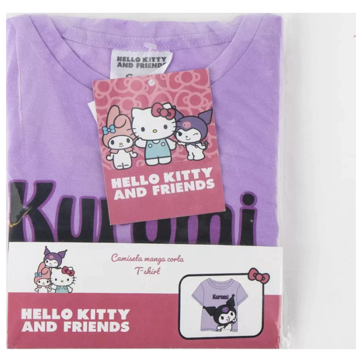 Hello Kitty Kuromi Purple dječja majica kratkih rukava, top fotografija proizvoda