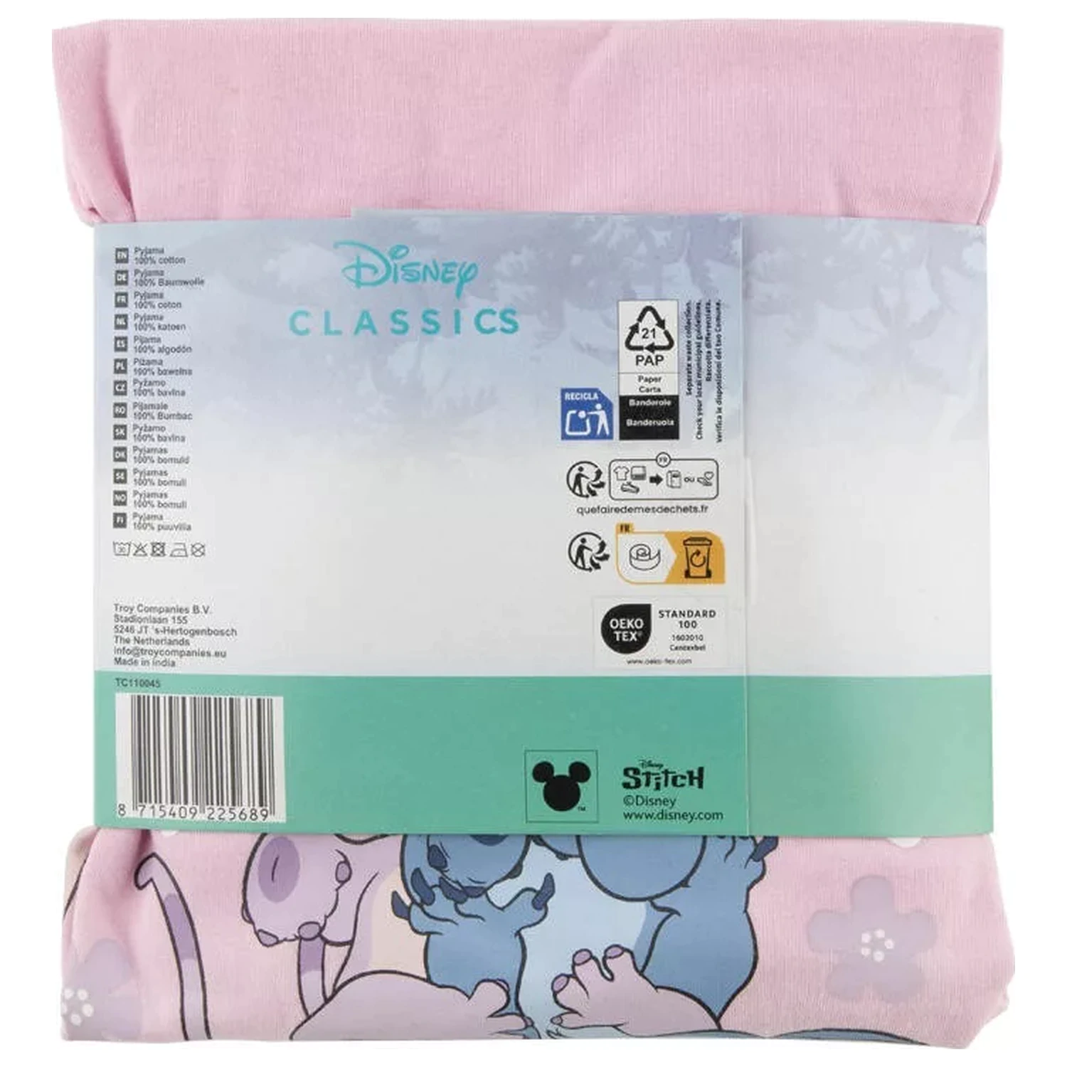 Stitch Happy dječja duga pidžama fotografija proizvoda