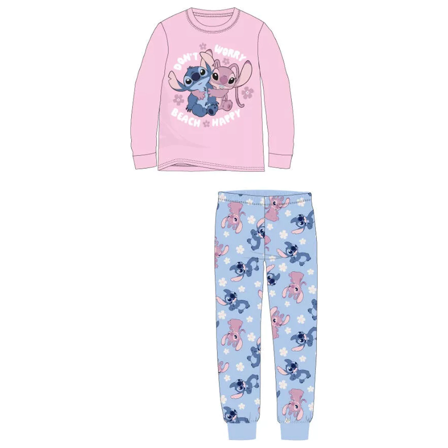 Stitch Happy dječja duga pidžama fotografija proizvoda