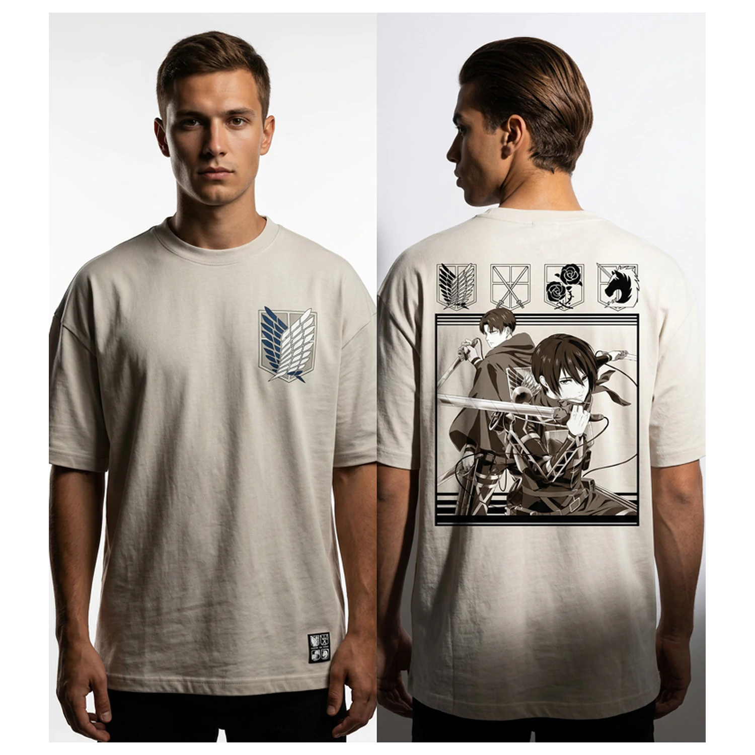 Attack on Titan Brigade Special Oversize majica fotografija proizvoda