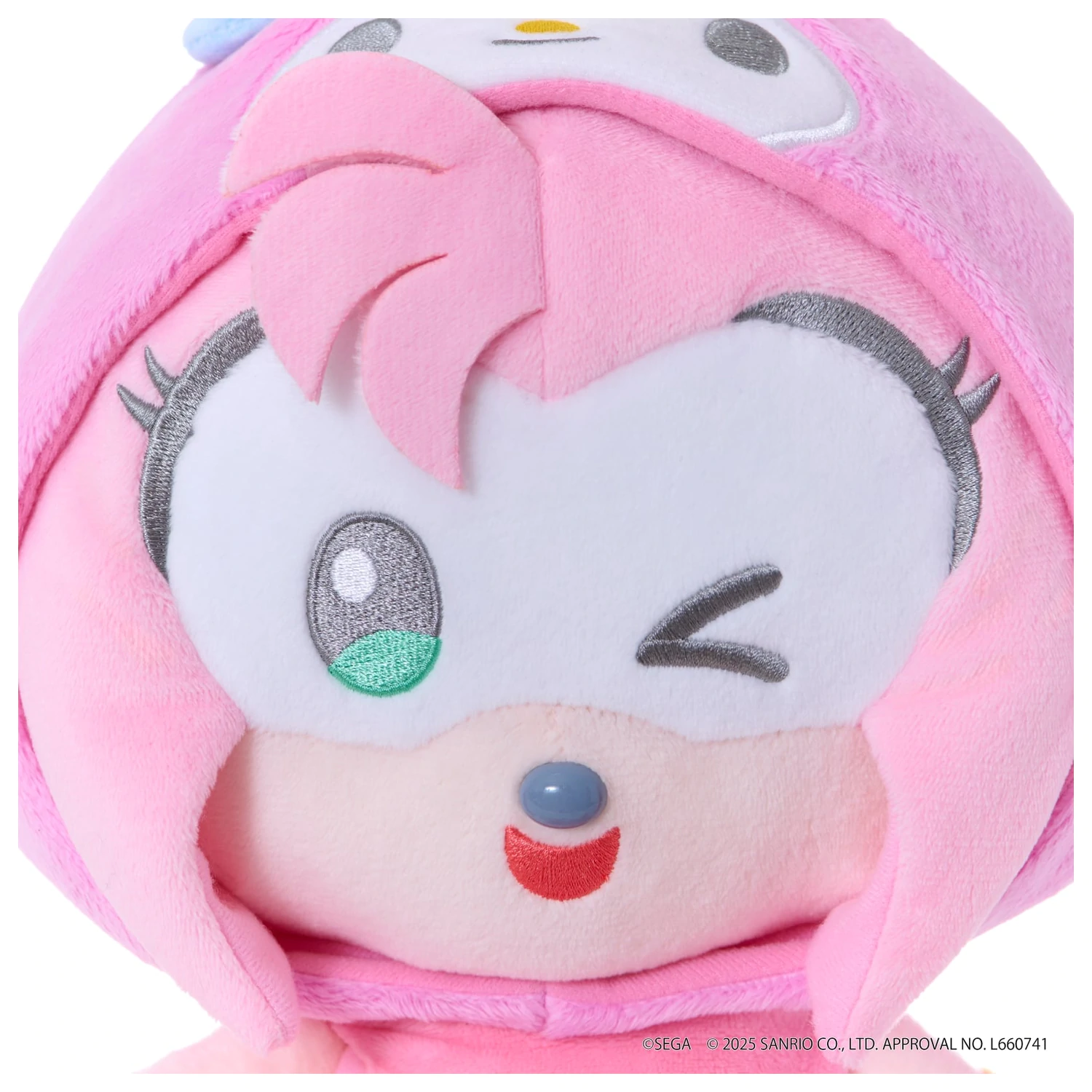 Sonic & Friends x Sanrio Amy x My Melody Plišana igračka 24cm fotografija proizvoda