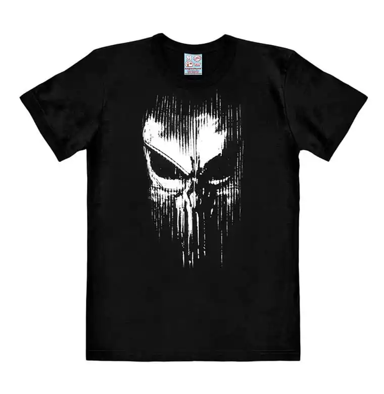 Marvel Easy Fit majica kratkih rukava Punisher - Striped Skull fotografija proizvoda