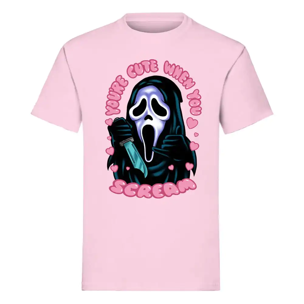 Scream T-shirt Ghost Face You're Cute when you Scream fotografija proizvoda
