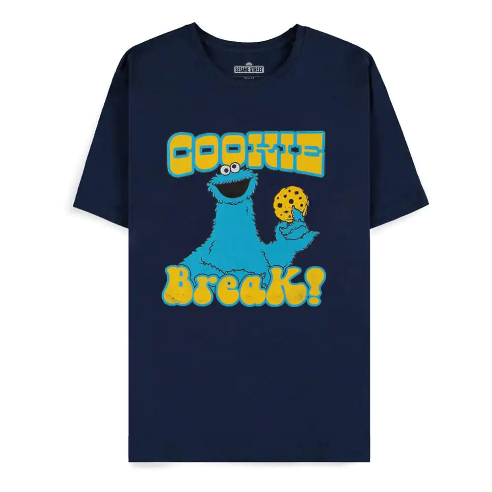 Sesame Street Cookie Monster Navy Cookie Break majica fotografija proizvoda