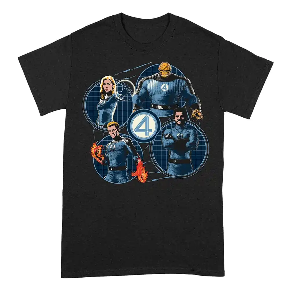 Fantastic Four majica Group Grid Circle fotografija proizvoda