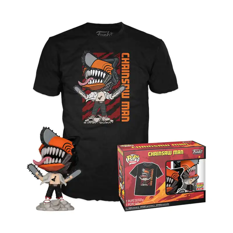Chainsaw Man Funko POP! & Majica u kutiji Chainsaw Man Leaping fotografija proizvoda