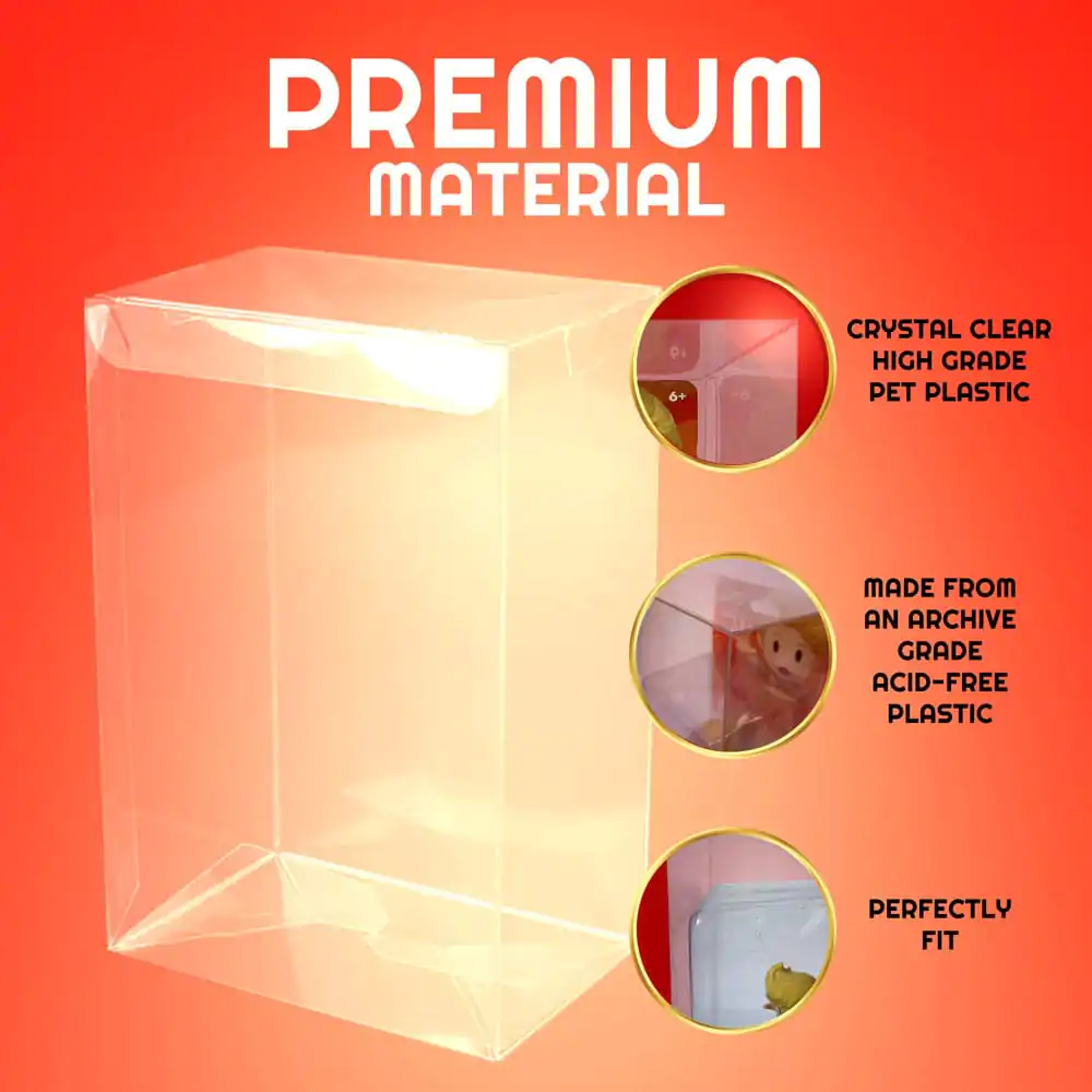 PET zaštitnici, pakiranje od 10 komada za Amiibo figure fotografija proizvoda