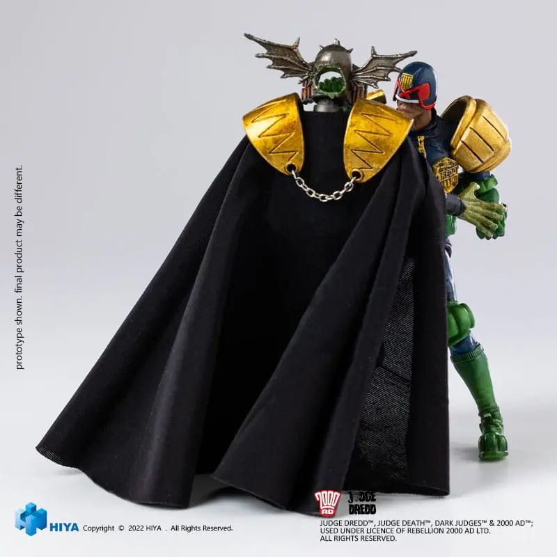 2000 AD Exquisite Mini akcijska figura 1/18 Judge Dredd Gaze Into The Fist of Dredd 10 cm fotografija proizvoda