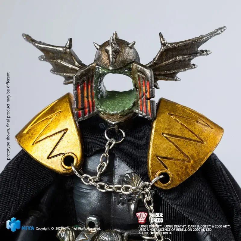 2000 AD Exquisite Mini akcijska figura 1/18 Judge Dredd Gaze Into The Fist of Dredd 10 cm fotografija proizvoda