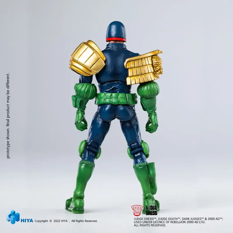 2000 AD Exquisite Mini akcijska figura 1/18 Judge Dredd Gaze Into The Fist of Dredd 10 cm fotografija proizvoda