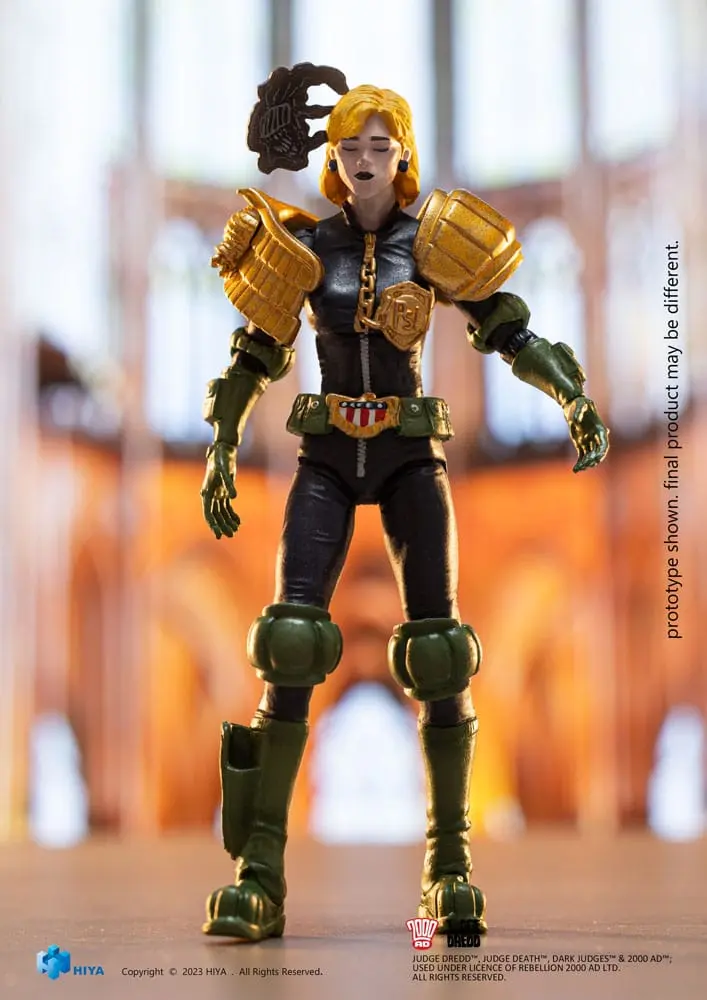 2000 AD Exquisite Mini akcijska figura 1/18 Judge Dredd Judge Anderson Hall of Heroes 10 cm fotografija proizvoda