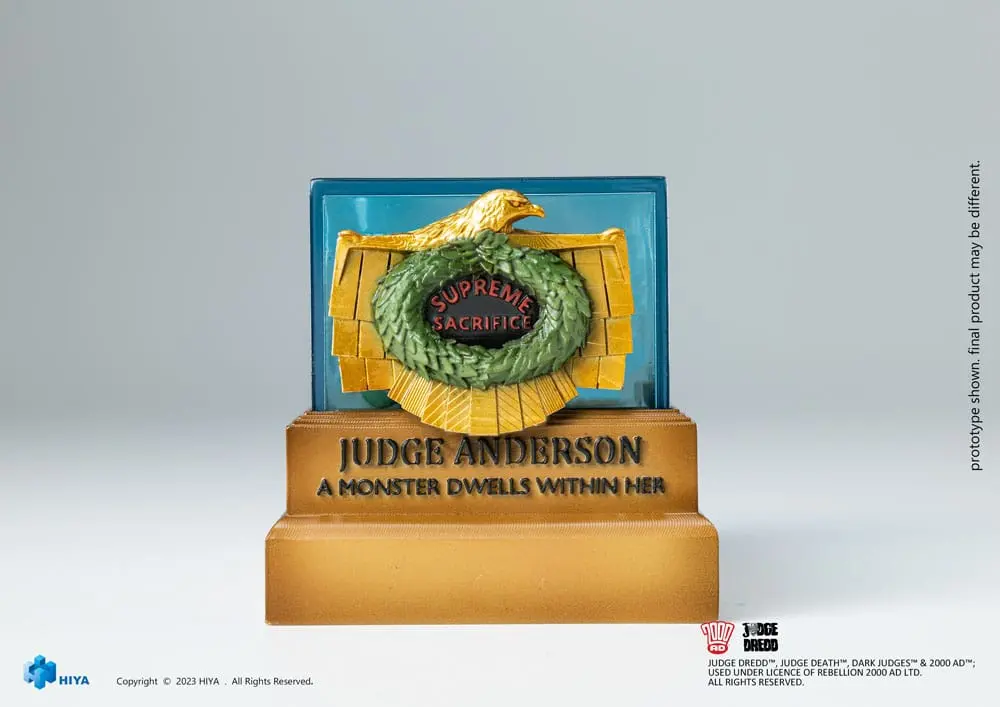 2000 AD Exquisite Mini akcijska figura 1/18 Judge Dredd Judge Anderson Hall of Heroes 10 cm fotografija proizvoda